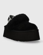 UGG Велурени чехли W FUNKETTE в черно 1113474 BLK