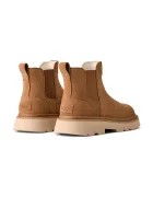 UGG Велурени обувки Chelsea Lug мъжки в кафяво 1171372.CHE