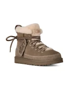 UGG W Classic Heritage Lace-Up дамски апрески от велур бежови 1180418.DDRG