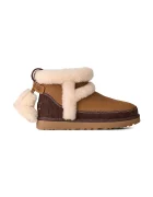 UGG W Classic Mini Heritage апрески дамски от велур кафяви 1180434.CHE