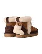 UGG W Classic Mini Heritage апрески дамски от велур кафяви 1180434.CHE