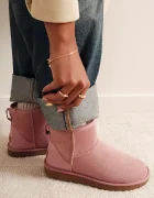 UGG W Classic Mini II апрески дамски от велур розови 1016222.DYR