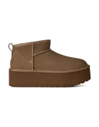 UGG W Classic Ultra Mini Platform апрески дамски от велур кафяви 1135092.LBNZ