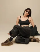 UGG W Lowmel Spotted маратонки дамски от велур кафяви 1187485.CHE