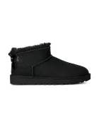 UGG W Ultra Mini Bailey Bow апрески дамски от велур черни 1185491.BLK