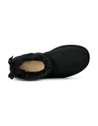 UGG W Ultra Mini Bailey Bow апрески дамски от велур черни 1185491.BLK