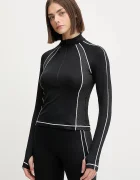 Under Armour Блуза с дълги ръкави за трениране ColdGear в черно с ниско поло 6003998