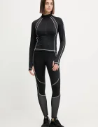 Under Armour Блуза с дълги ръкави за трениране ColdGear в черно с ниско поло 6003998