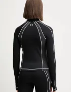 Under Armour Блуза с дълги ръкави за трениране ColdGear в черно с ниско поло 6003998