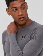 Under Armour Блуза с дълги ръкави за трениране в сиво с изчистен дизайн