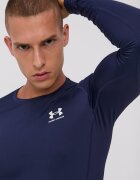 Under Armour Блуза с дълги ръкави за трениране в тъмносиньо с изчистен дизайн