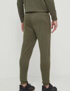 Under Armour Спортен панталон Fleece в зелено с изчистен дизайн