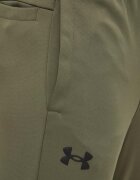 Under Armour Спортен панталон Fleece в зелено с изчистен дизайн