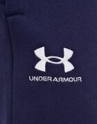 Under Armour спортен панталон мъжки с памук Essential Fleece тъмносин със стандартна талия 1373882