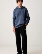 Under Armour спортен панталон мъжки с памук Rival черен със стандартна талия 6013444