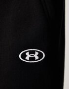 Under Armour спортен панталон мъжки с памук Rival черен със стандартна талия 6013444