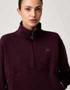 Under Armour суичър дамски с памук Unstoppable бордо 6013519
