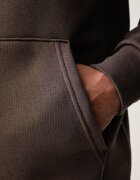 Under Armour суичър с качулка мъжки с памук Essential Fleece кафяв 1373880.201