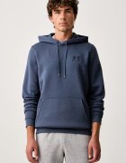 Under Armour суичър с качулка мъжки с памук Essential Fleece син 1373880.044