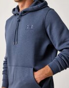 Under Armour суичър с качулка мъжки с памук Essential Fleece син 1373880.044