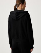 Under Armour суичър с цип дамски с памук Rival черен 6016556