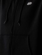 Under Armour суичър с цип дамски с памук Rival черен 6016556
