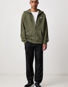 Under Armour суичър с цип и качулка мъжки с памук Rival зелен 6013451