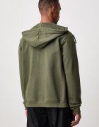 Under Armour суичър с цип и качулка мъжки с памук Rival зелен 6013451