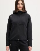 Under Armour Суичър Unstoppable Flc в черно с качулка с изчистен дизайн 1379842