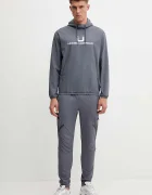 Under Armour Суичър Unstoppable мъжки в сиво с качулка с принт 6003864