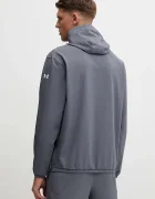 Under Armour Суичър Unstoppable мъжки в сиво с качулка с принт 6003864