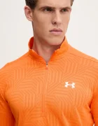 Under Armour Суичър за трениране UA Tech Geotessa в оранжево с десен 1385260
