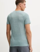 Under Armour Тениска за бягане Seamless Stride в зелено с десен 1375692