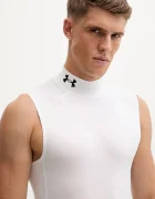 Under Armour Тениска за трениране HG Armour Comp Mock в черно 1361521