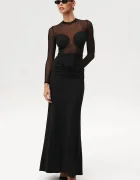 Undress code Боди All-Nighter Bodysuit в черно с изчистен дизайн 833