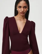 Undress code боди дамско с вискоза Try Me Bodysuit Cherry бордо 1288
