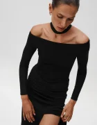 Undress code Боди Drunk in Love Bodysuit Classic дамско в черно с изчистен дизайн 541
