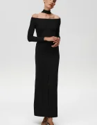 Undress code Боди Drunk in Love Bodysuit в черно с изчистен дизайн 820