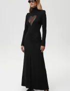 Undress code Боди Heart Out Bodysuit Classic в черно с изчистен дизайн 840