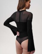 Undress code Боди My Muse Bodysuit Classic дамско в черно с изчистен дизайн 719
