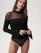 Undress code Боди My Muse Bodysuit Classic дамско в черно с изчистен дизайн 719