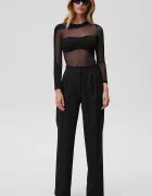 Undress code Боди No Promises Bodysuit Thong в черно с изчистен дизайн 819
