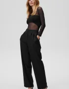 Undress code Боди No Promises Bodysuit Thong в черно с изчистен дизайн 819