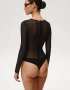 Undress code Боди Soulmate Bodysuit в черно с изчистен дизайн 1126