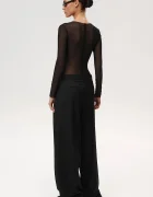 Undress code Боди Soulmate Bodysuit в черно с изчистен дизайн 1126