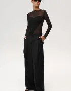 Undress code Боди Soulmate Bodysuit в черно с изчистен дизайн 1126