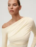 Undress code Боди Sweetest Thing Bodysuit в бежово с изчистен дизайн 1136