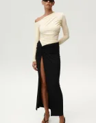 Undress code Боди Sweetest Thing Bodysuit в бежово с изчистен дизайн 1136