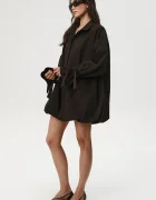 Undress code рокля тип риза с памук Olsen кафява 1346