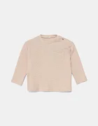 United Colors of Benetton Бебешка памучна блуза с дълъг ръкав
